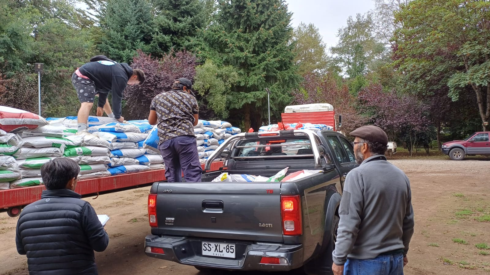 Agricultores de La Unión reciben apoyo con entrega de praderas suplementarias