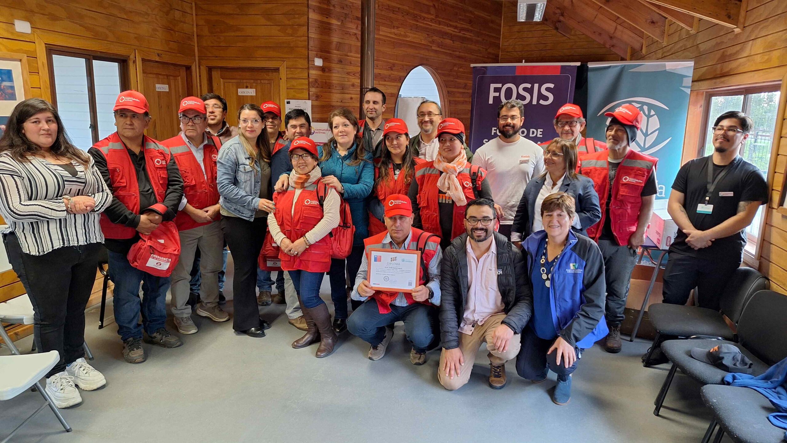 Comunidad de Riñinahue finalizó proyecto Innova FOSIS que fortaleció la preparación ante emergencias