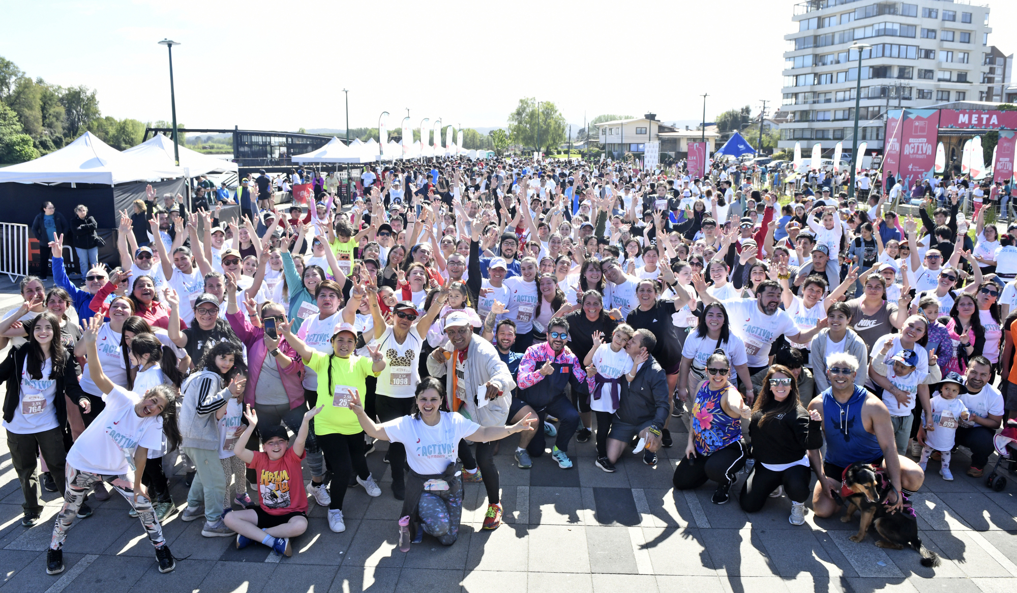 Dos mil personas activaron la primavera en corrida familiar del IND Los Ríos