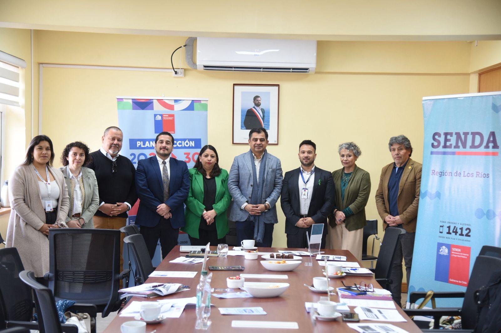 Comité Directivo Regional de SENDA Los Ríos realizó última sesión del año destacando avances en la implementación del Plan de Acción 2024-2030 de la Estrategia Nacional de Drogas.