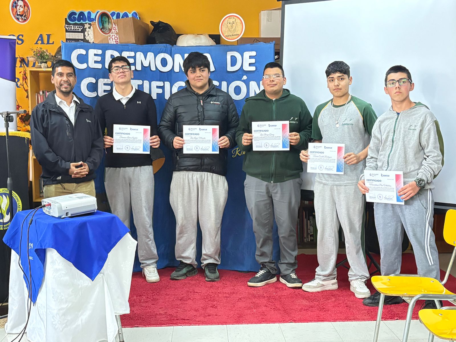 Saesa certifica en temas eléctricos a los alumnos del Liceo Politécnico José Victorino Lastarria